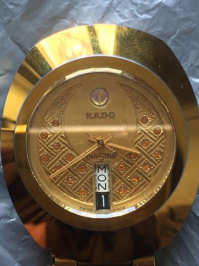 Authentic Rado Diastar Gold Watch - Excellent Condition
