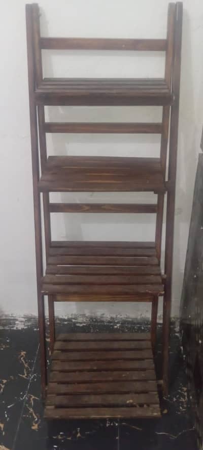 4 tier wooden ladder/Plant stand
