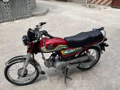 Honda CD 70 bike urgent sale