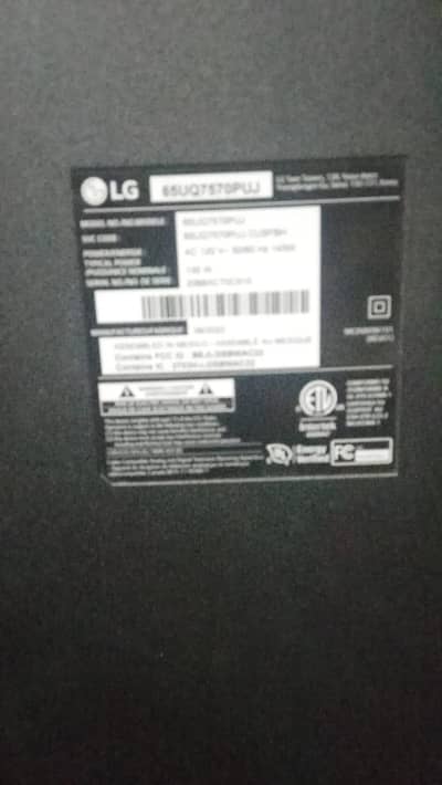LF 65UQ7570PUJ 65INCH 4K UHD
