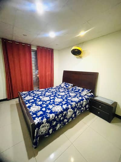 2bedroom fully furnished family appartment available for rent in bahria town phase 4 Civic centre main circle well maintained family building