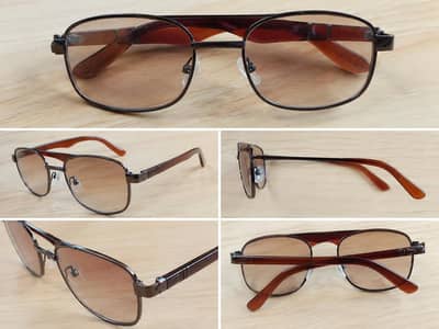 Stylish Brown Aviator Glasses