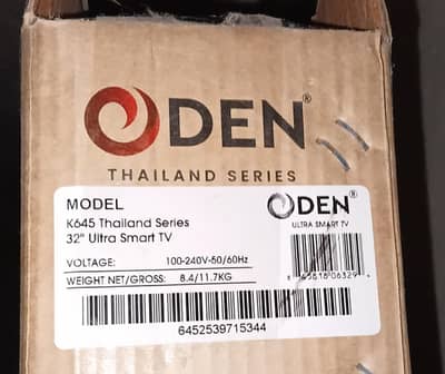 Oden led 32inch 645 latest model