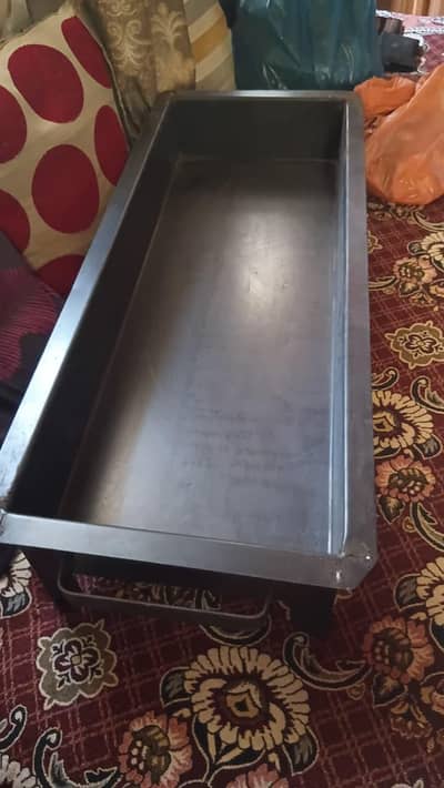 Barbecue iron Angeethi full size 3 fit ki hai 33 inches 12 boti seekhy