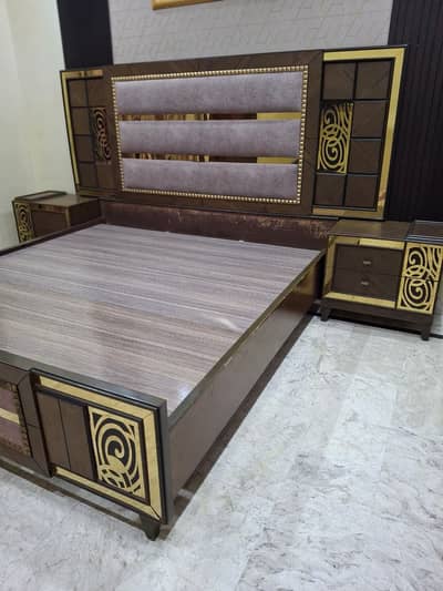 Bed - Wooden Bed - Luxury Bed - King Size Bed for Sale