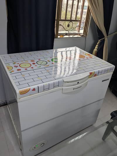 single door full size deep freezer