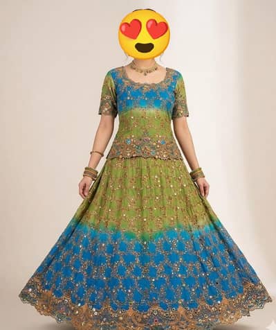 Bridal Lehenga/Fancy Lehenga Dress/Mehndi Dress/Barat Dress/Party wear