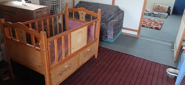 Baby Cot Wooden