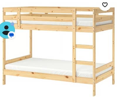 Ikea Mydal wooden  bunk bed importes