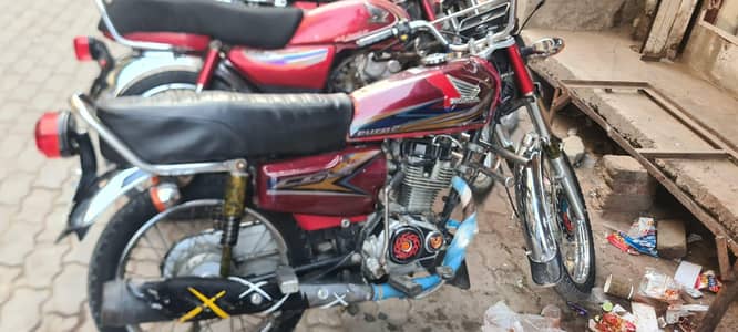 Honda 125 with Biometric