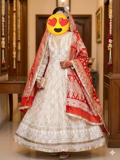 Bridal Maxi / Wedding/ Engagement/ Walima Dress / Fancy Maxi for Women