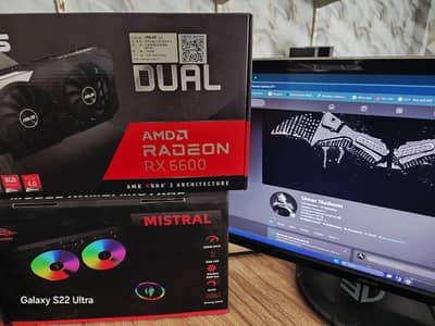 Gaming PC with Asus 6600 8GB