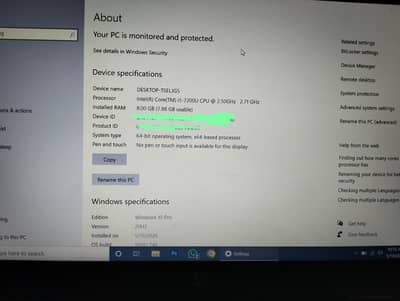 Hp ProBook 8 Gb Ram 128gb SSD Condition 10/10