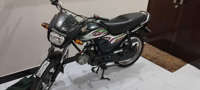 Honda CD 70 Dream (Black) - Punjab Registered - Good Condition