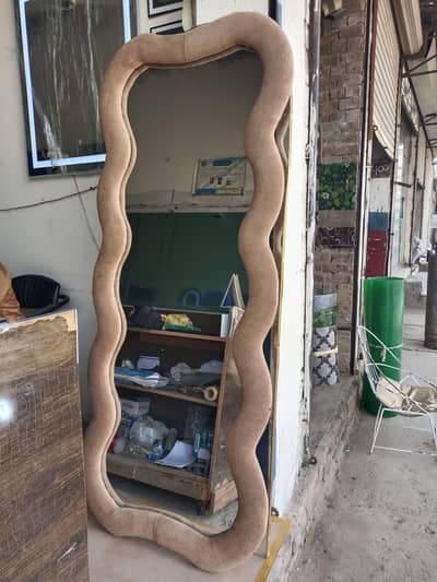 velvet frame mirror
