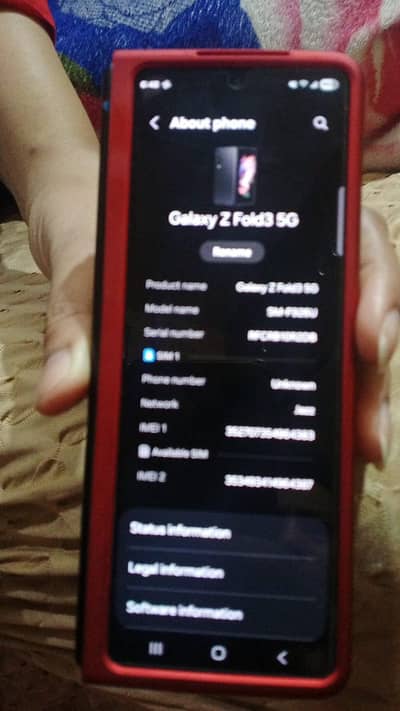 Samsung Mobile Z Fold 3 03097754596 non pta sim time avail total k no