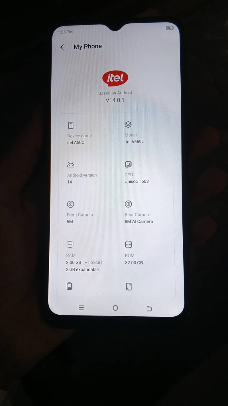 Itel A50C 1