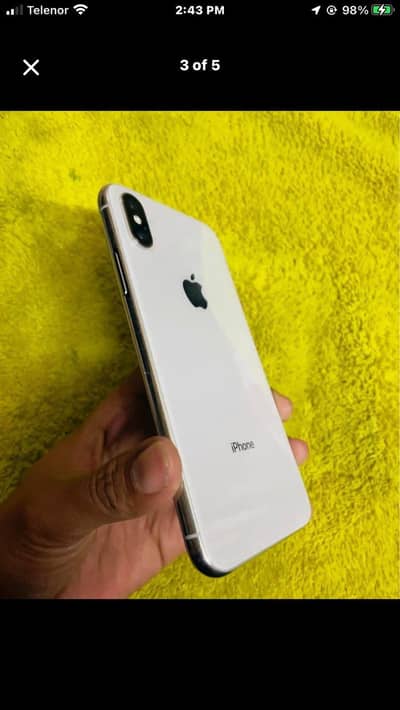 iPhone x 256 GB PTA approved my WhatsApp 0342. . 2674. . 914