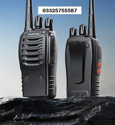 Baofeng 888S Walkie Talkies Two way Long Range Dual Band Radios (Pair)
