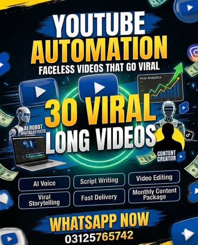 Youtube Automation Face less Channels