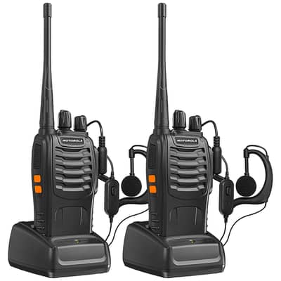 Motorola MT-918 Rechargeable Walkie Talkie 2-4KM Range Dual band Radio
