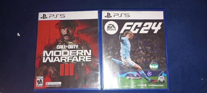 MODERN WARFARE 3 & EAFC 24 PS5