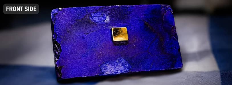 Premium Handmade Purple Decorative Art Piece Stone