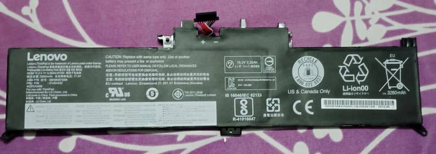lenovo x390 yoga battery