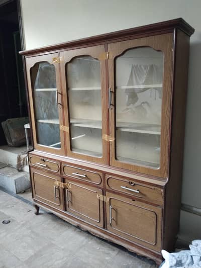 kitchen dinner set show case for sale old fashion