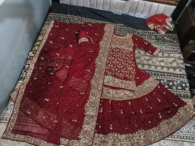 Baraaat  dress with kashi's jewelry