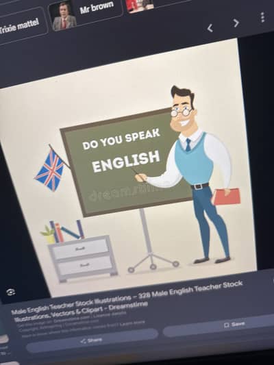 Need English teacher near eme