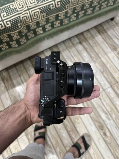 Sony a6400 with sigma 56mm 1.4
