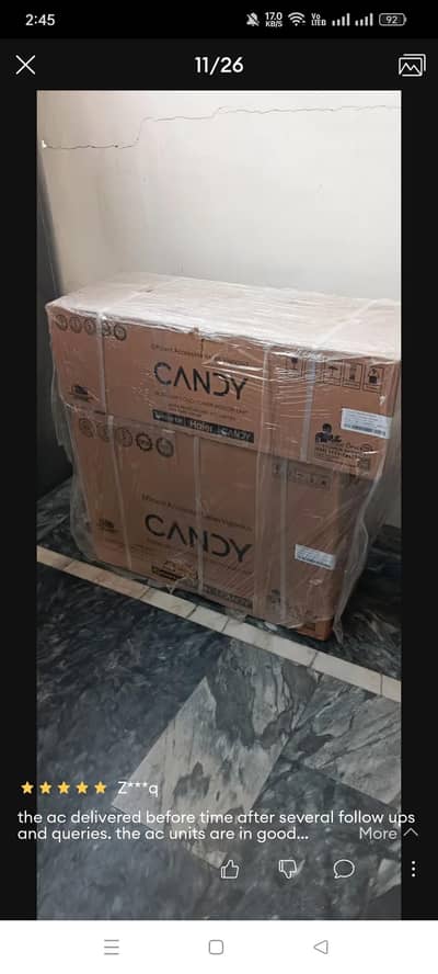 Brand New pack DC Inverter Ampier lock option full warranty