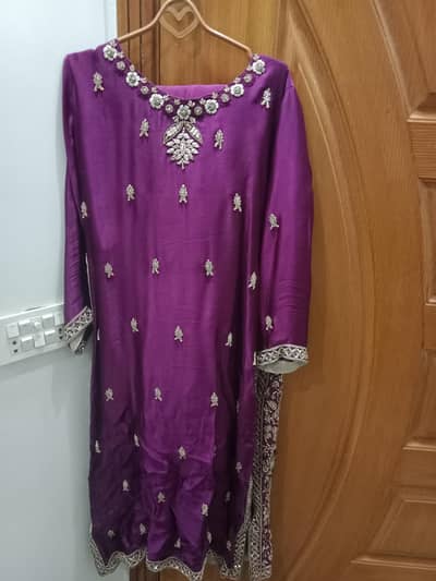 3 piece party wear medium size