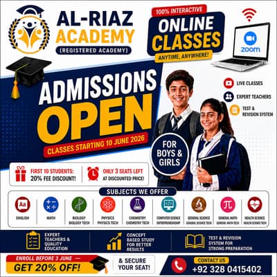 9th & 10th Online Classes | 20% Discount