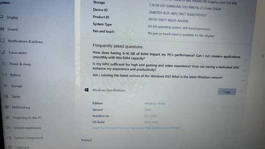 core i5 7th gen 10by10 battery timing bohat achi ha