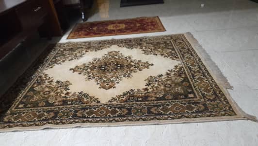 hand made carpet and 1 rug
