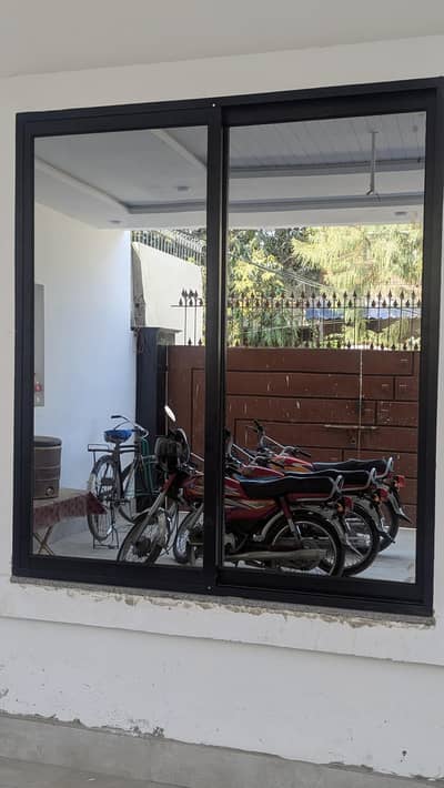 Aluminum window  12mm waiting All fating galss