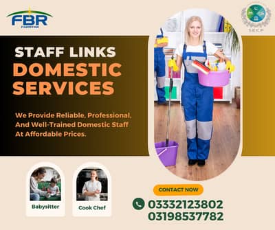 Babysitter | House Maid | Cook chef | Patient Care | Driver | Helper