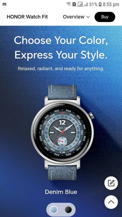 Honor Watch Fit Elegent