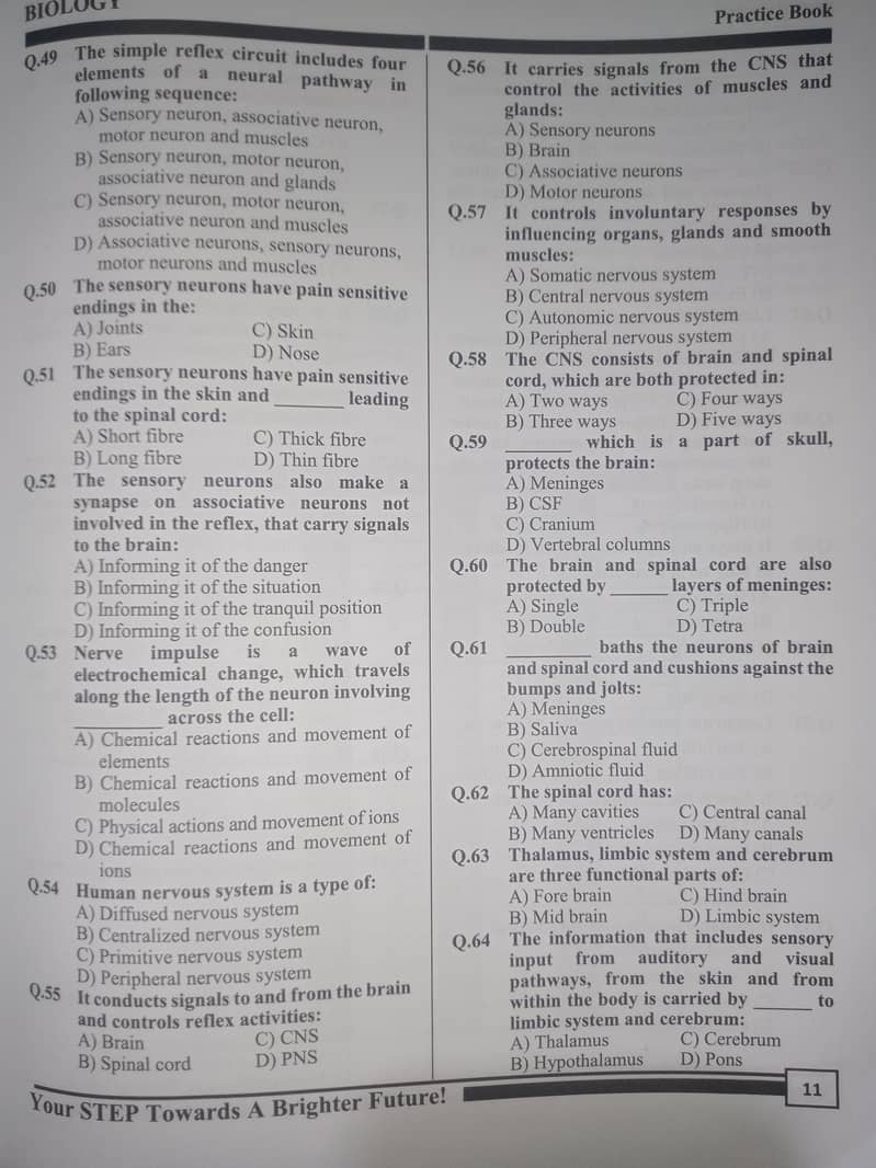 STEP Practice book MDCAT 2