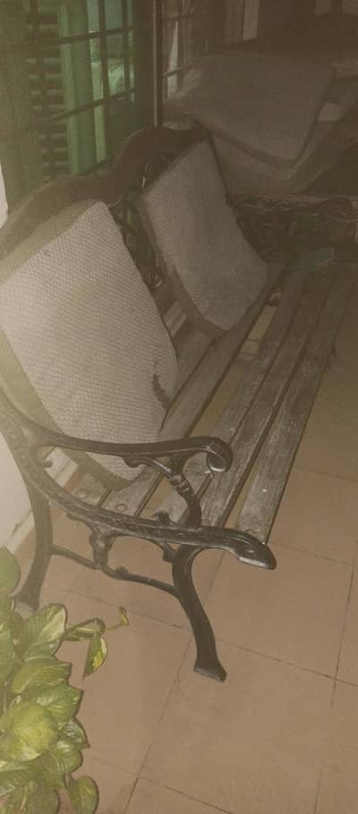 steel and wood set