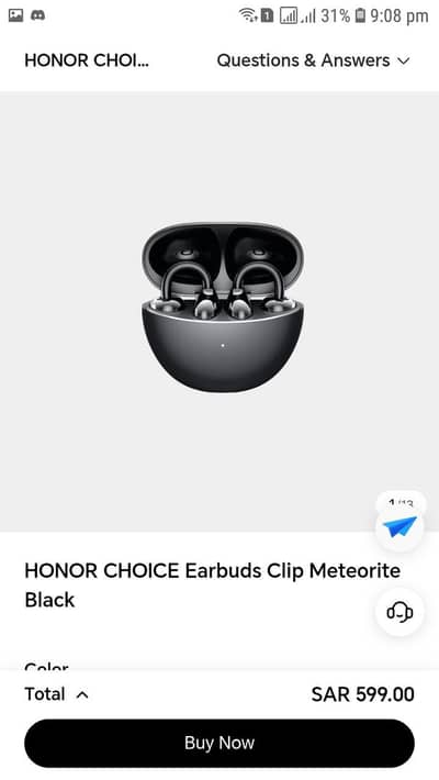 Honor Clip Earbuds Choice