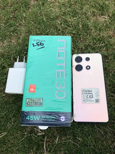 Infinix Note 30 (8+8=16GB RAM / 256GB ROM) – PTA Approved Complete Box