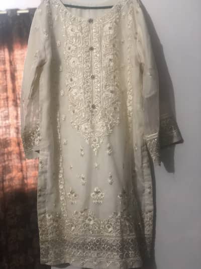 Organza kurta shalwar