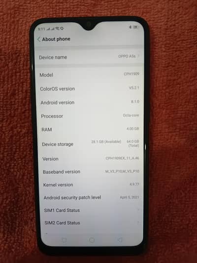 OPPO A5s  4.64