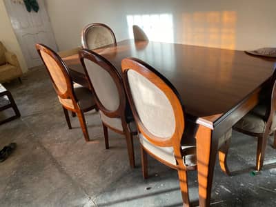 6 seat dining table