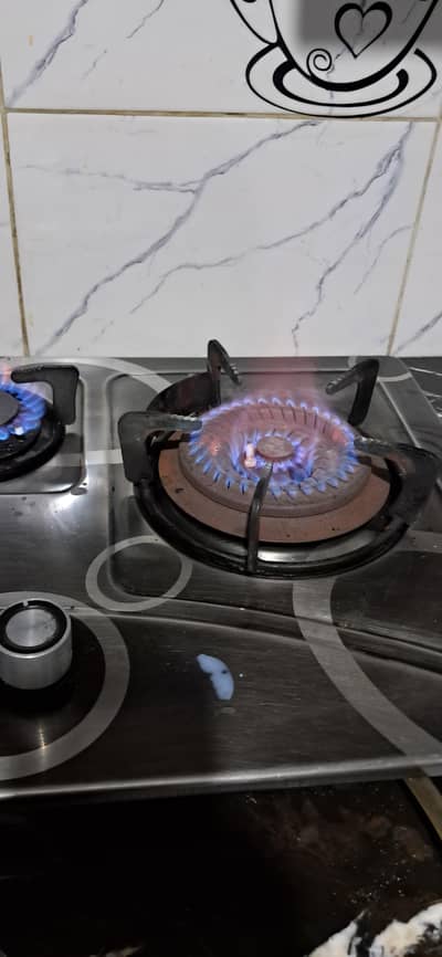 Natural Gas 3 burner stove Stainless steel
