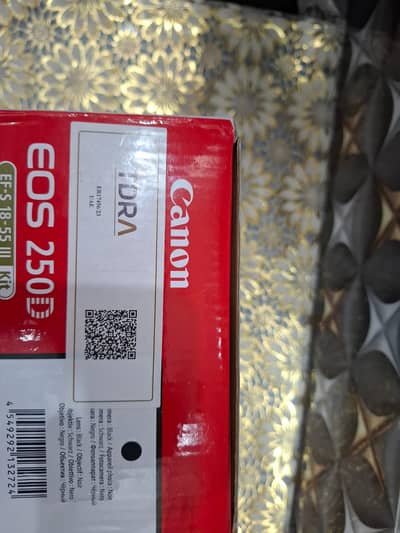 Cannon EOS 250D DSLR camera 24.1MP 4k with 18-55mm lens