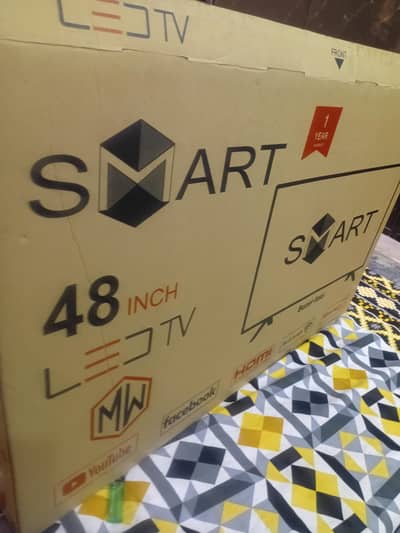 Sumsung 48 inch full HD led TV 10 By 10 kandichan just box open